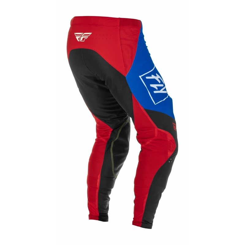 Motokrosové kalhoty FLY Racing Lite 2022 červeno-černo-modré