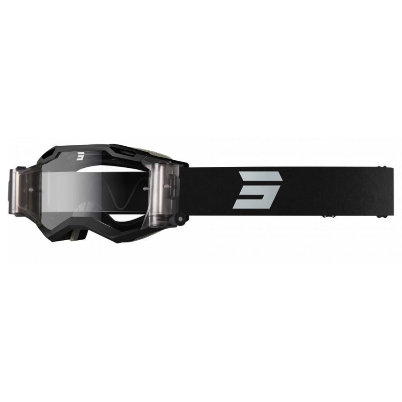 Occhiali da motocross Shot Iris 2.0 Tech Roll-Off nero