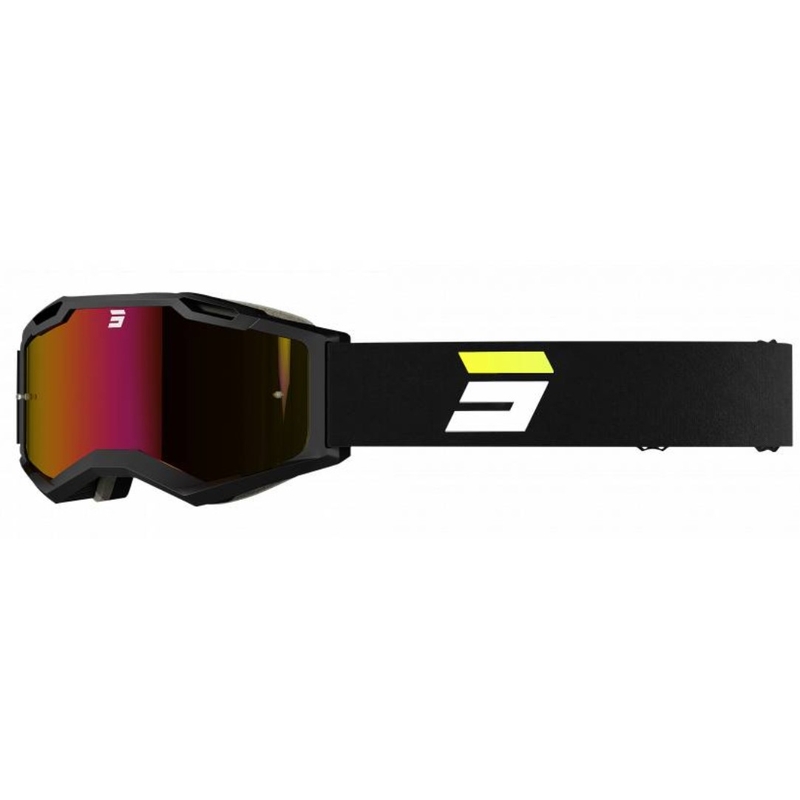Occhiali da motocross Shot Iris 2.0 Tech giallo fluo-bianco-nero