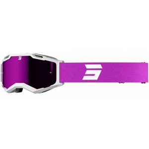 Occhiali da motocross Shot Iris 2.0 Tech bianco e rosa