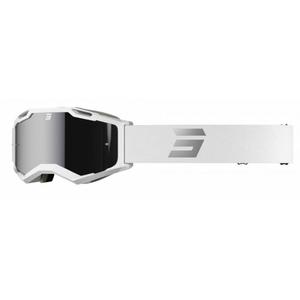 Occhiali da motocross Shot Iris 2.0 Tech argento