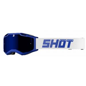 Occhiali da motocross Shot Iris 2.0 Solid bianco-blu