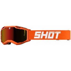 Occhiali da motocross Shot Iris 2.0 arancione solido