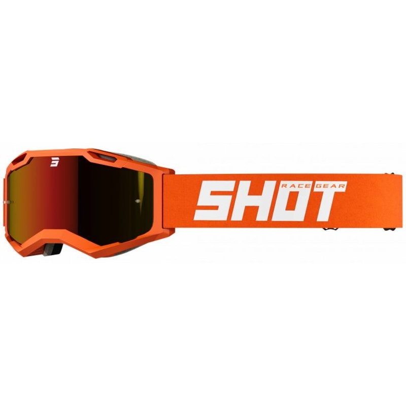 Occhiali da motocross Shot Iris 2.0 arancione solido