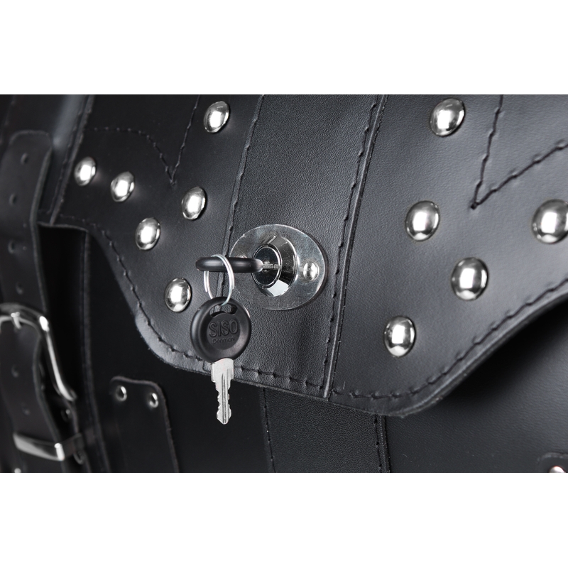 Chopper RSA-16B custodia in pelle per moto con serratura