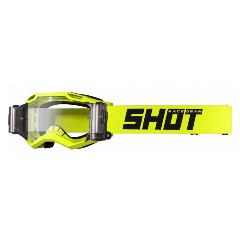 Motokrosové brýle Shot Assault 2.0 Solid Roll-Off fluo žluté