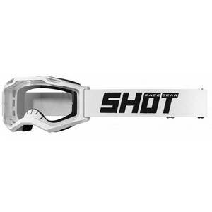 Occhiali da motocross Shot Assault 2.0 Bianco pieno