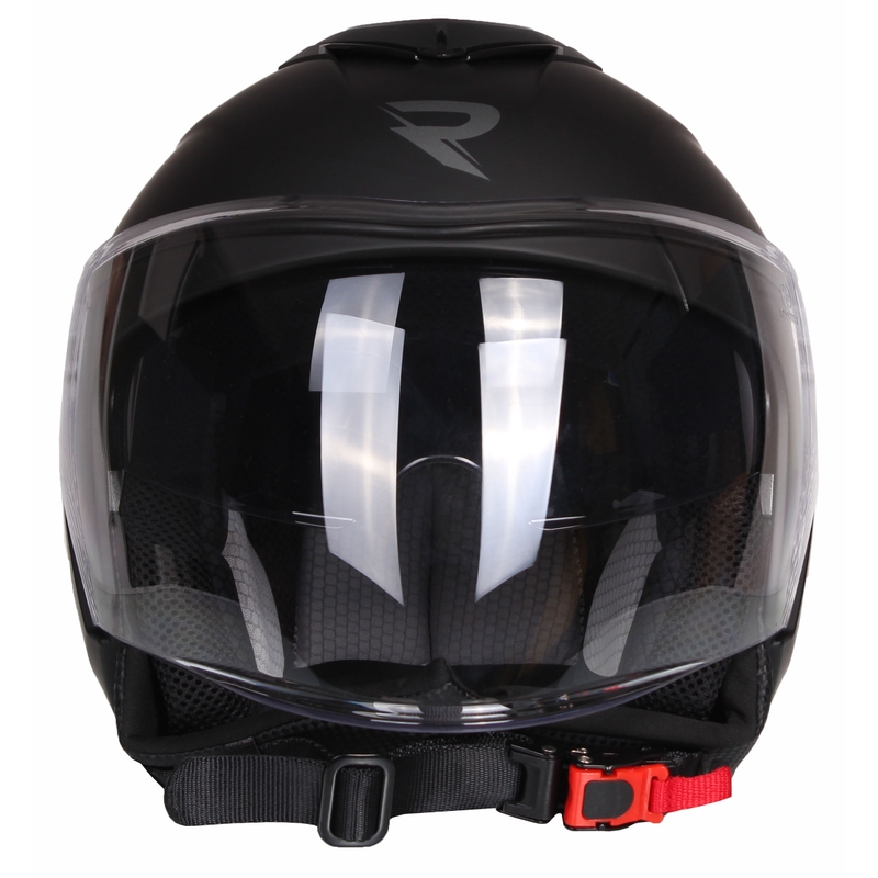 Casco moto aperto Street Racer Pilot Black Matte