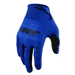 Guanti da motocross Shot Vision blu