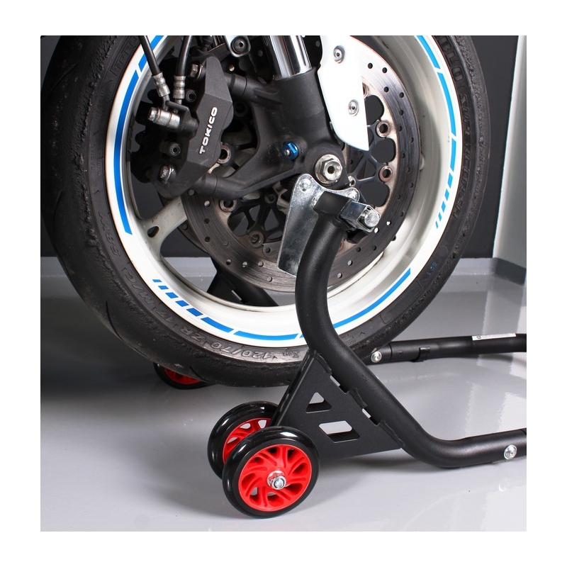 Cavalletto anteriore per moto con ruote R-TECH EVO