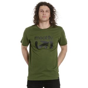 Maglietta Meatfly Podium verde Saldi