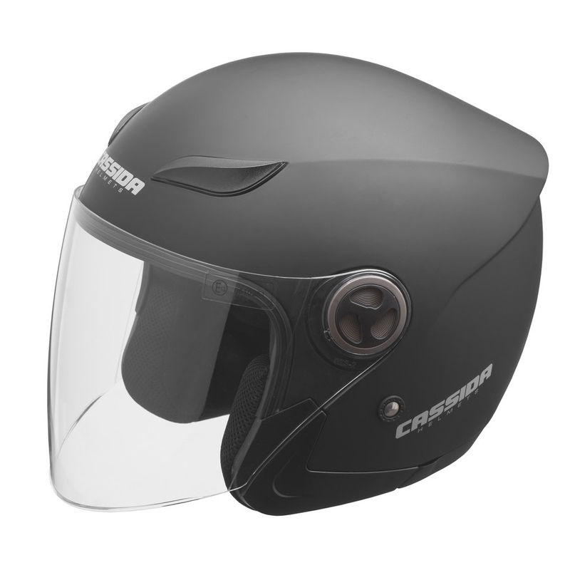 Casco moto aperto Cassida Reflex nero opaco