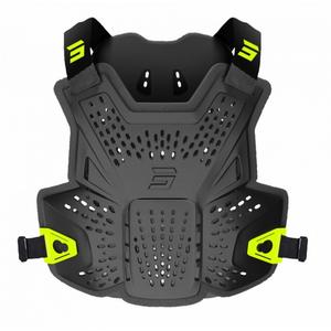 Protezione toracica Shot Airflow nero-giallo fluo