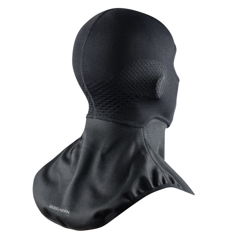 Cappuccio termico Rebelhorn Therm II Wind Black Helmet