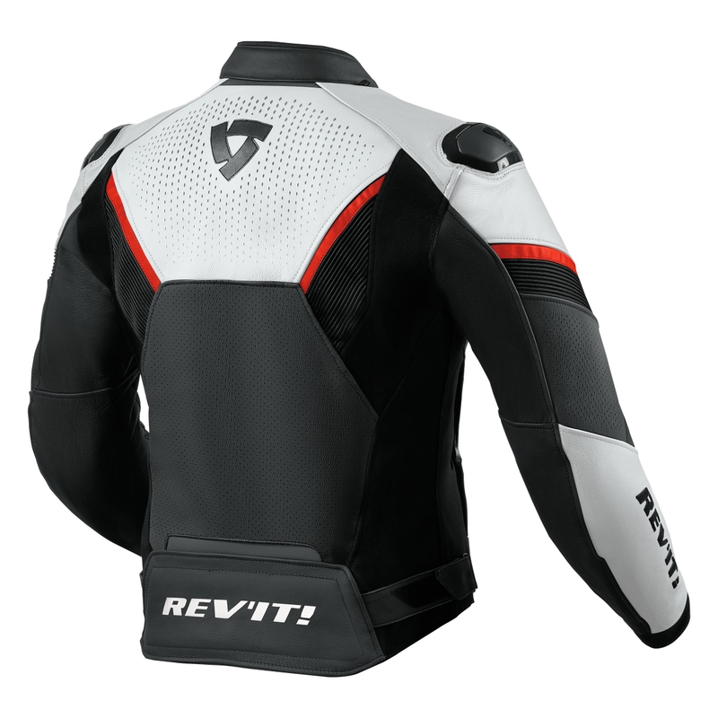 Bunda na motorku Revit Matador černo-bílo-fluo červená výprodej