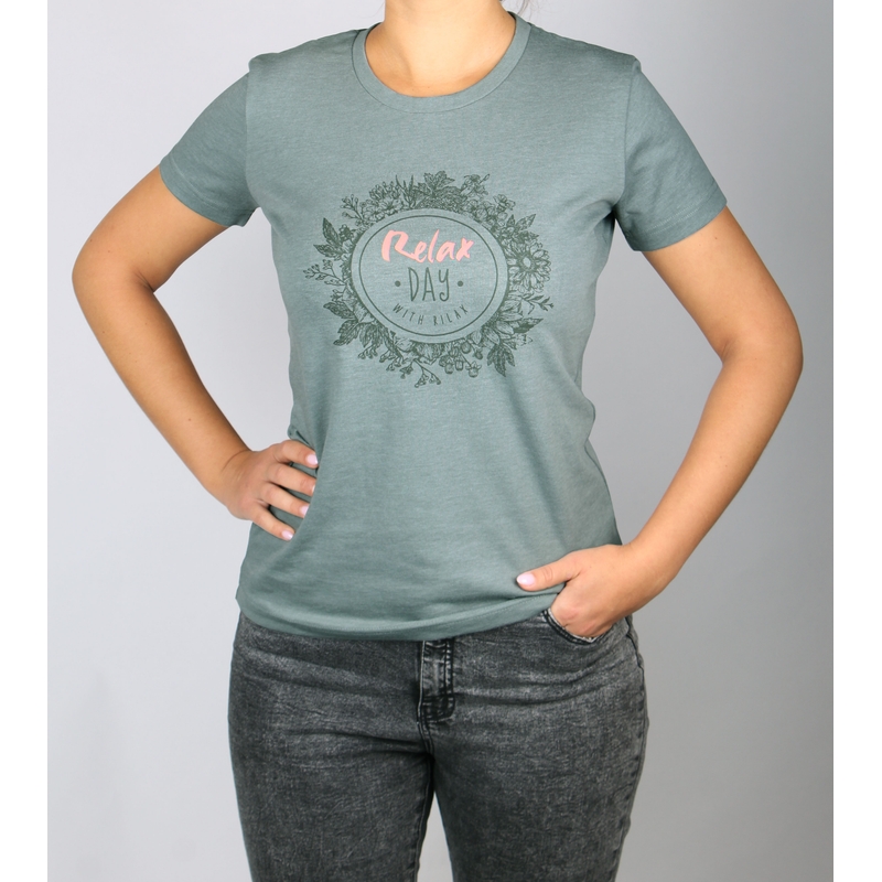 T-shirt donna Rilax Morika verde