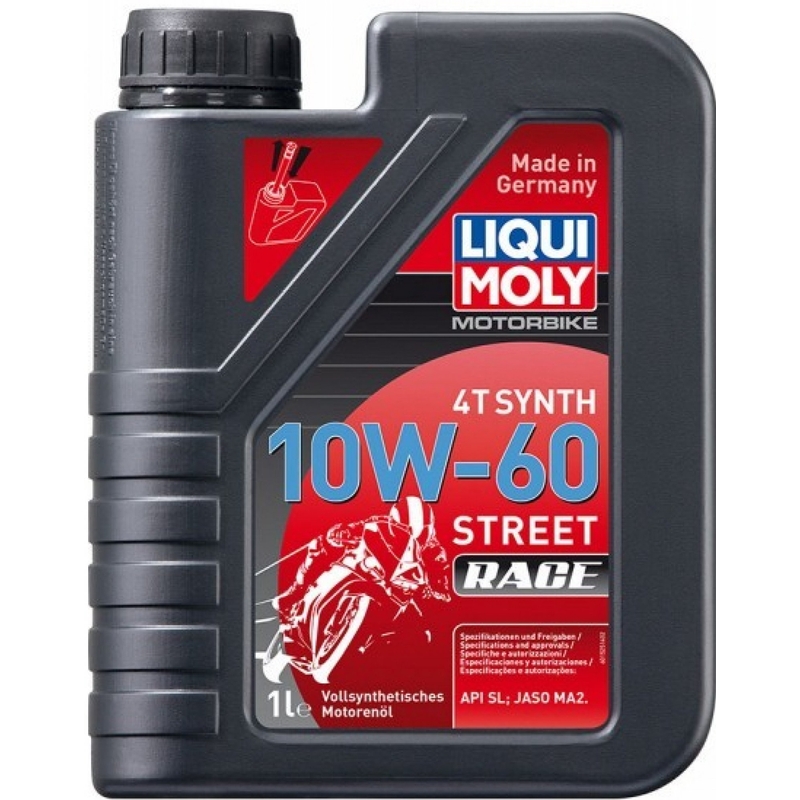 Olio motore LIQUI MOLY Motorbike 4T Synth 10W60 Race 1 l