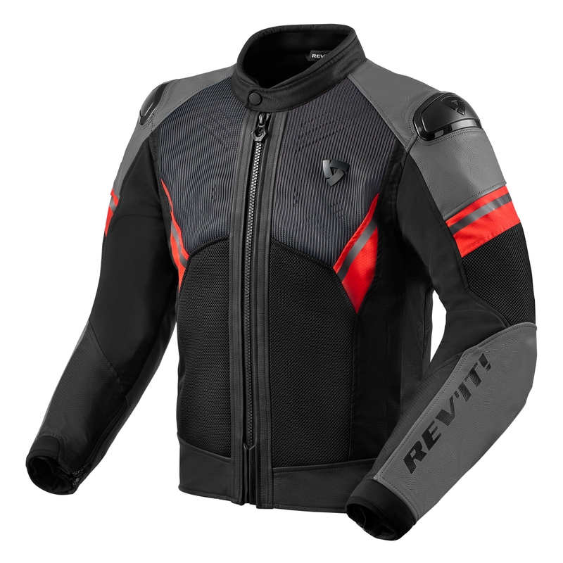 Giacca da moto Revit Mantis 2 H2O nero-rosso Saldi