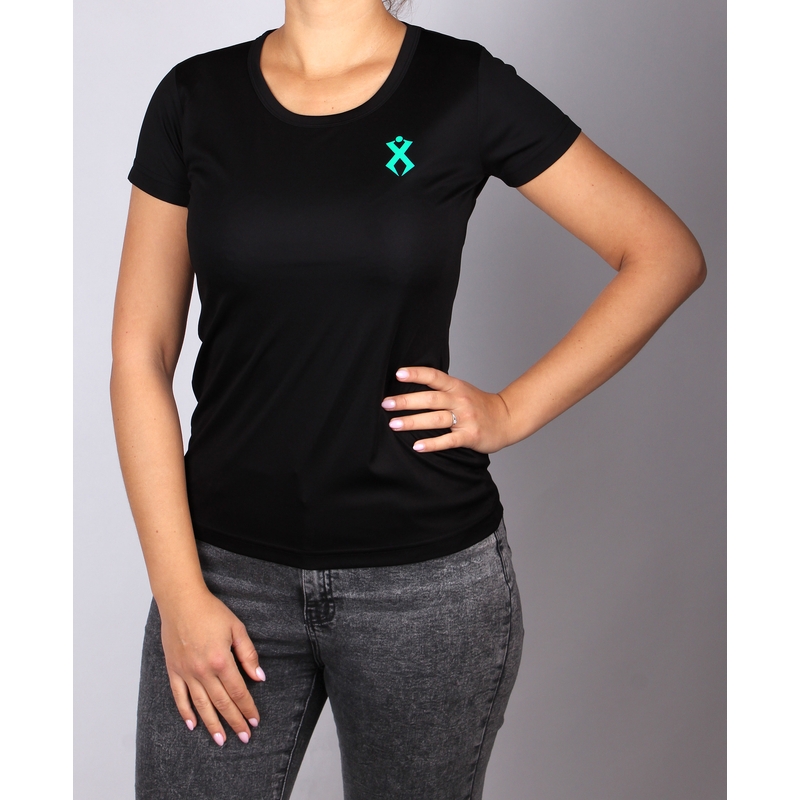 T-shirt funzionale da donna Rilax Hrama nero