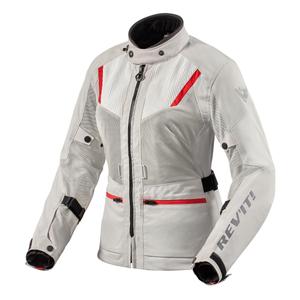 Giacca da moto Revit Levante 2 H2O da donna, argento Saldi