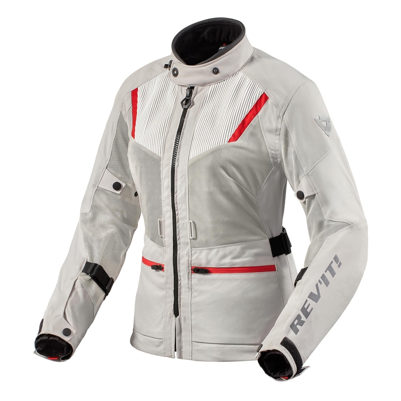 Giacca da moto Revit Levante 2 H2O da donna, argento Saldi