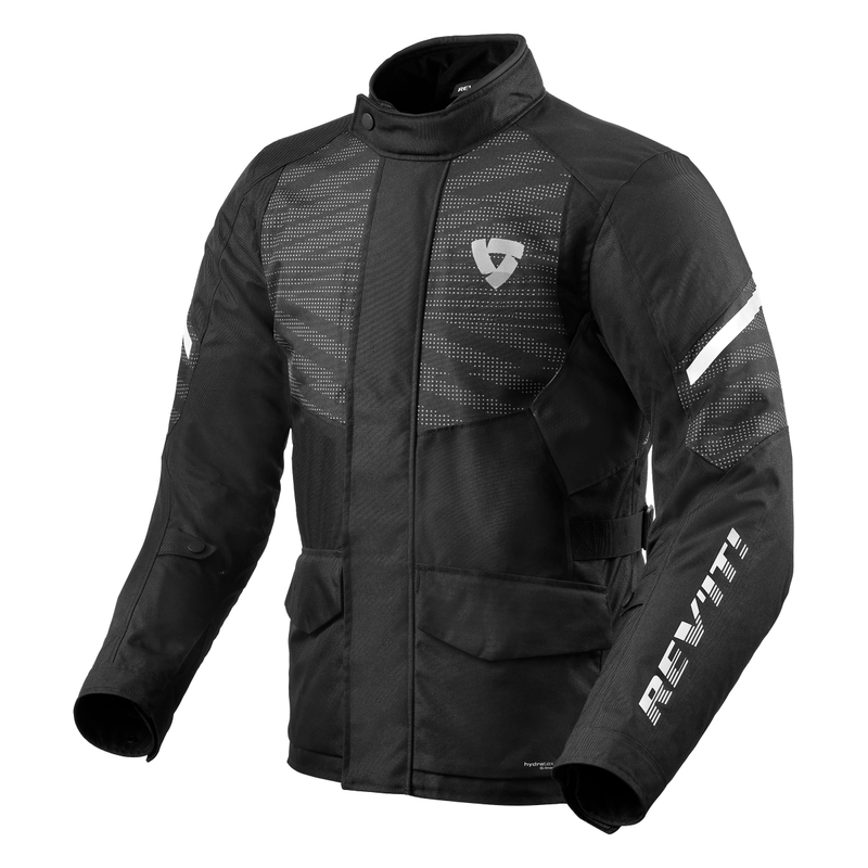 Giacca moto Revit Duke H2O nero Saldi