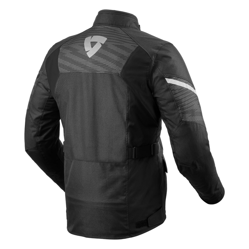 Giacca moto Revit Duke H2O nero Saldi