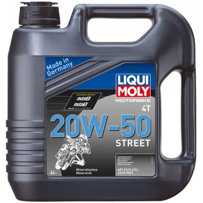 Olio motore LIQUI MOLY Motorbike 4T 20W50 Street 4 l