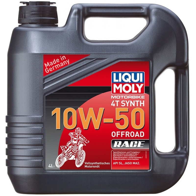 Olio motore LIQUI MOLY Motorbike 4T Synth 10W50 Offroad Race 4 l