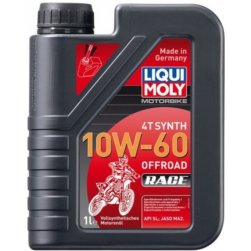 Olio motore LIQUI MOLY Motorbike 4T Synth 10W60 Offroad Race 1 l