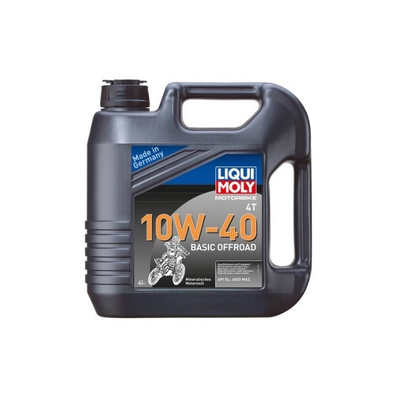 Olio motore LIQUI MOLY Motorbike 4T 10W40 Basic Offroad 4 l