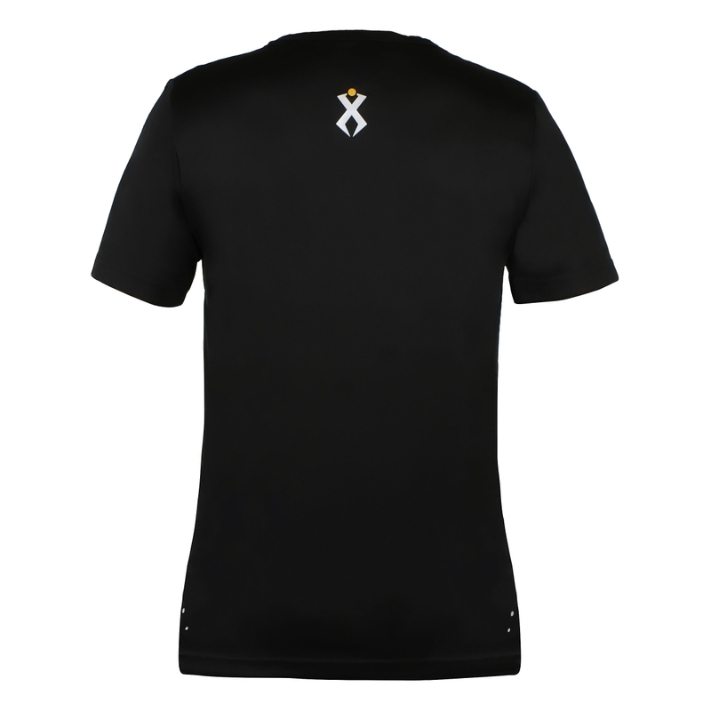 T-shirt funzionale da uomo Rilax Hram nero