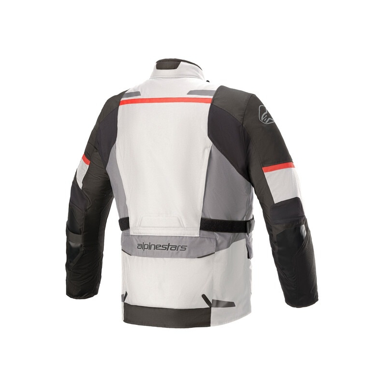 Giacca da moto Alpinestars Andes Drystar Grigio-Nero-Rosso