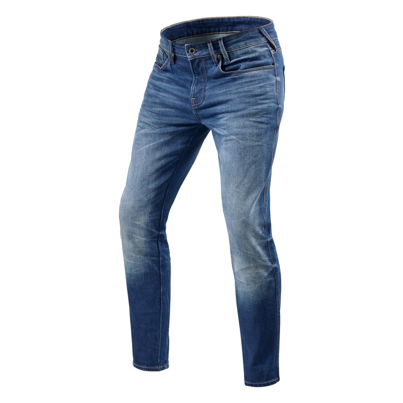 Jeans moto Revit Carlin SK blue cropped