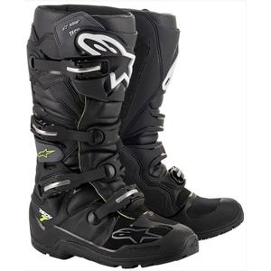 Stivali da moto Alpinestars Tech 7 Enduro Drystar Nero-Grigio-Giallo Fluo
