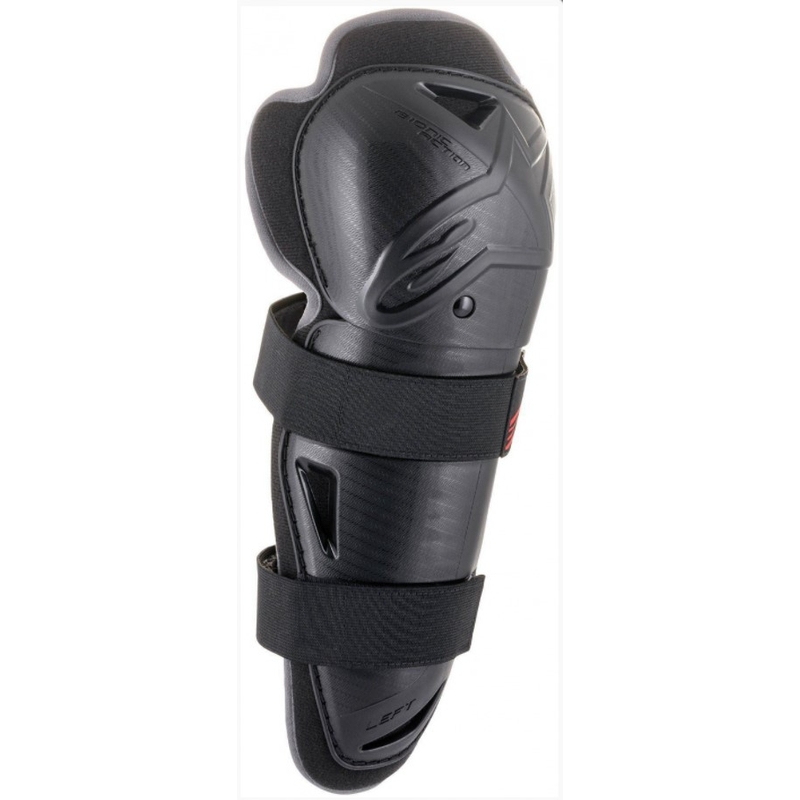 Ginocchiere Alpinestars Bionic Action nere e rosse