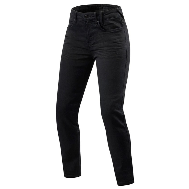 Jeans da motociclista Revit Maple 2 SK Black da donna Saldi