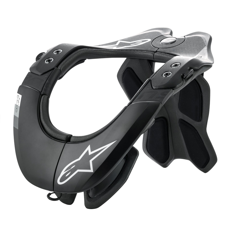 Alpinestars BNS Tech-2 protezione del rachide cervicale nero-grigio