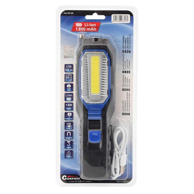 Montážní LED svítilna Compass 300 lm