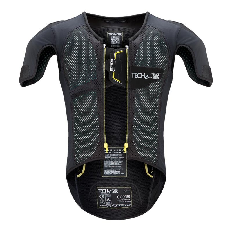Alpinestars Tech-Air® Race Vest fodera airbag nera e gialla Saldi