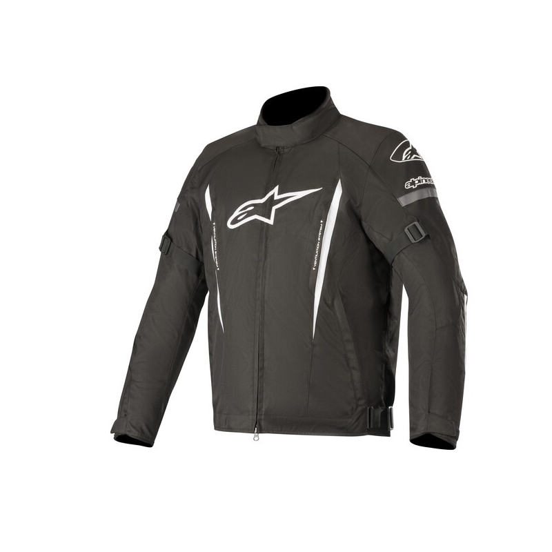 Alpinestars Gunner Giacca da moto impermeabile bianca e nera