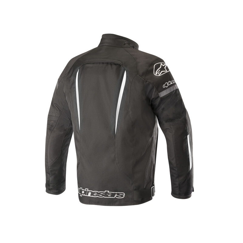 Alpinestars Gunner Giacca da moto impermeabile bianca e nera