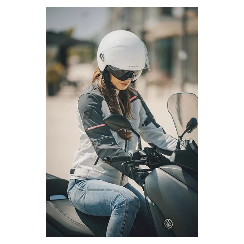 Otevřená přilba na motorku NEXX SX.60 Nova bílá výprodej