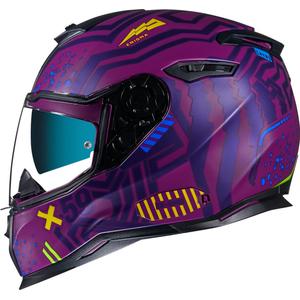 Casco moto integrale NEXX SX.100 Enigma viola Saldi