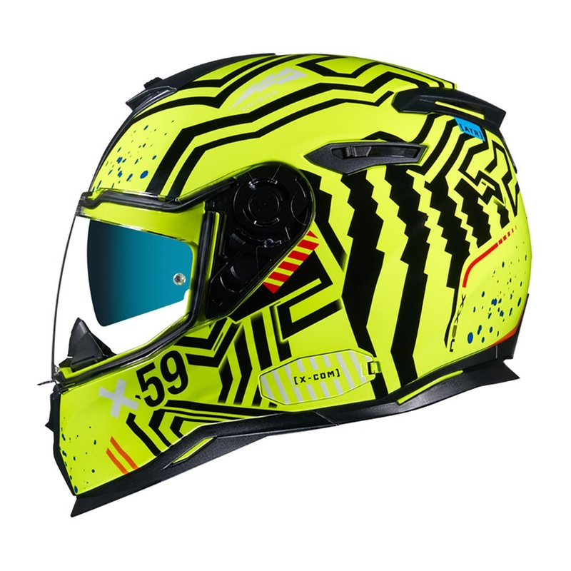 Integrální přilba na motorku NEXX SX.100 Enigma fluo žluto-černá výprodej