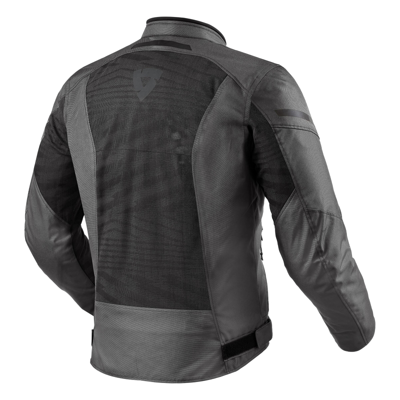 Giacca da moto Revit Torque 2 H2O nero-grigio Saldi
