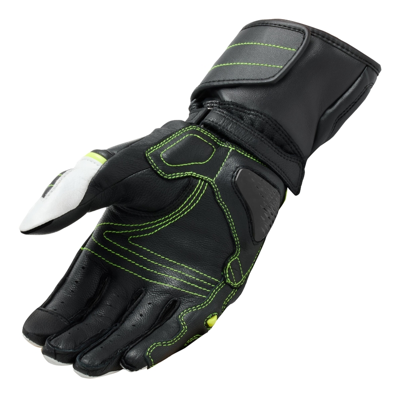 Guanti moto Revit RSR 4 nero-giallo fluo