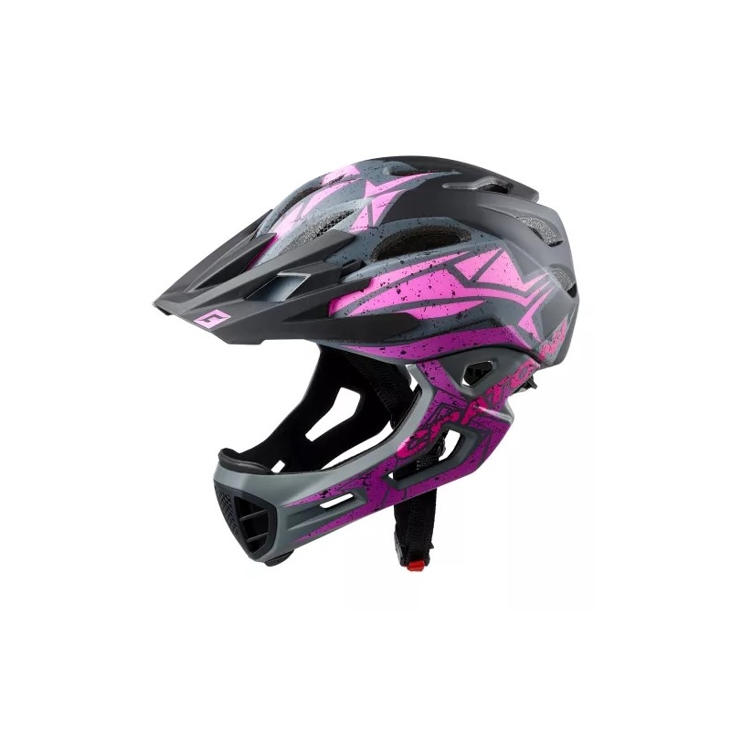 Cyklo přilba CRATONI C-Maniac Pro černo-růžovo-fialová výprodej