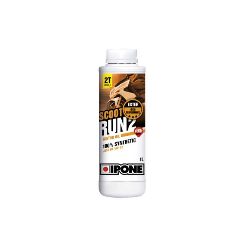 Olio benzina Ipone Scoot Run 2 2T 1 l fragola