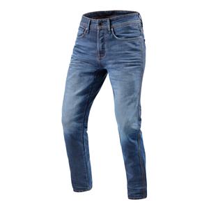 Revit Reed SF - Jeans da motociclista blu con taglio a vivo